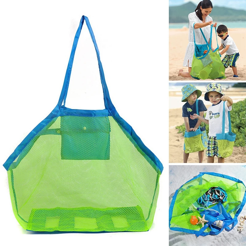 

Летние игрушки, детские пляжные игрушки, портативная Сетчатая Сумка, упаковка для одежды, полотенец, сумка для плавания, детская игрушка, па...