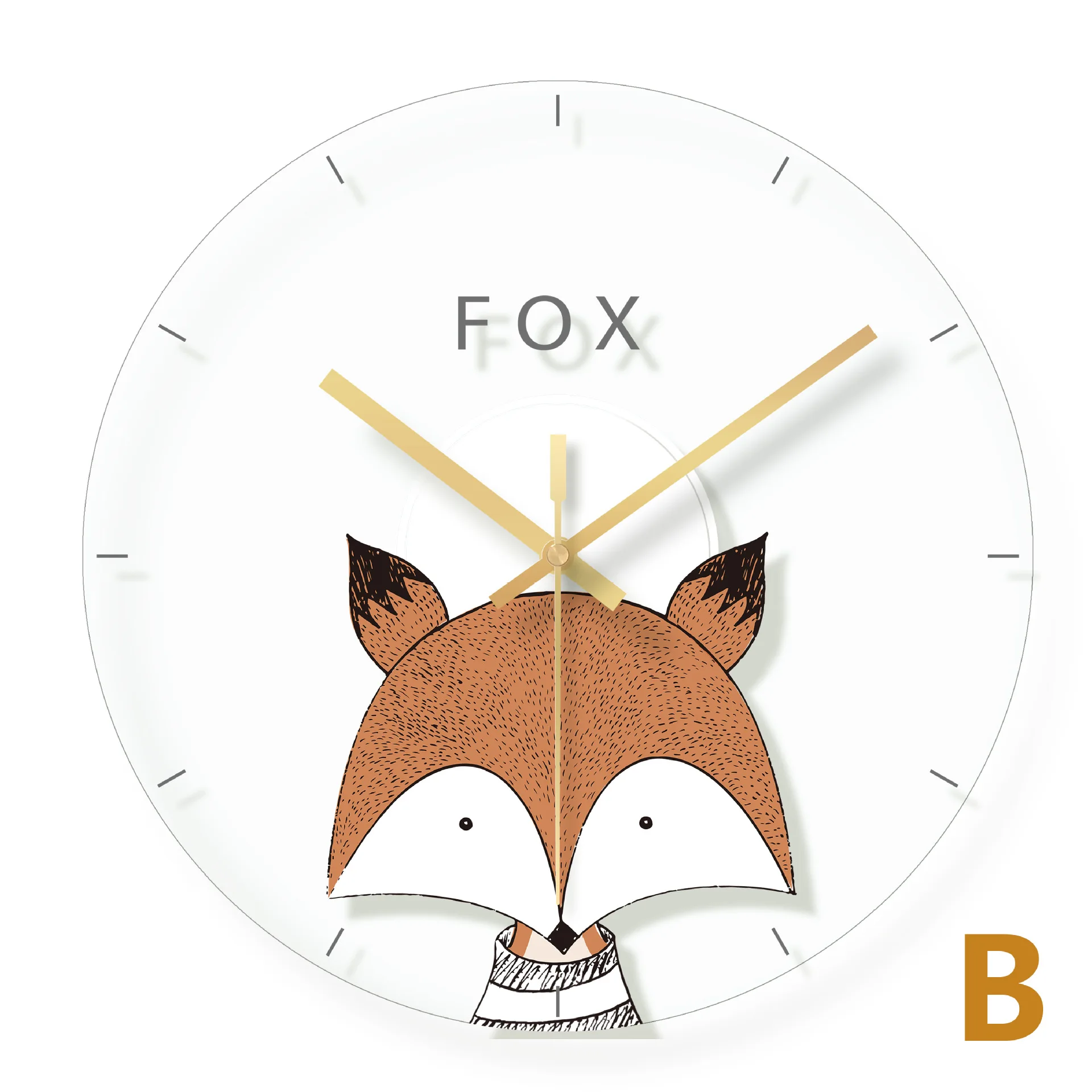 

Modern Glass Wall Clock Creative Bedroom Animal Digitalkitchen Clock Wall Watches Relojes De Pared Home Decor BB60WC