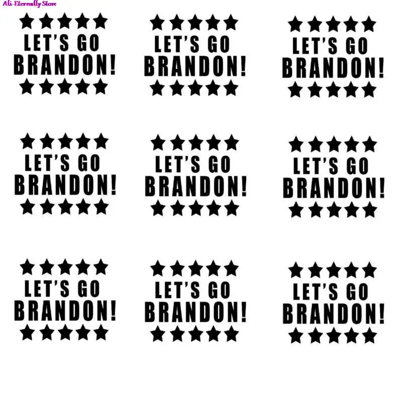 

"LETS GO BRANDON" 25-500 Pack stickers anti decals IMPEACH go joe biden let's