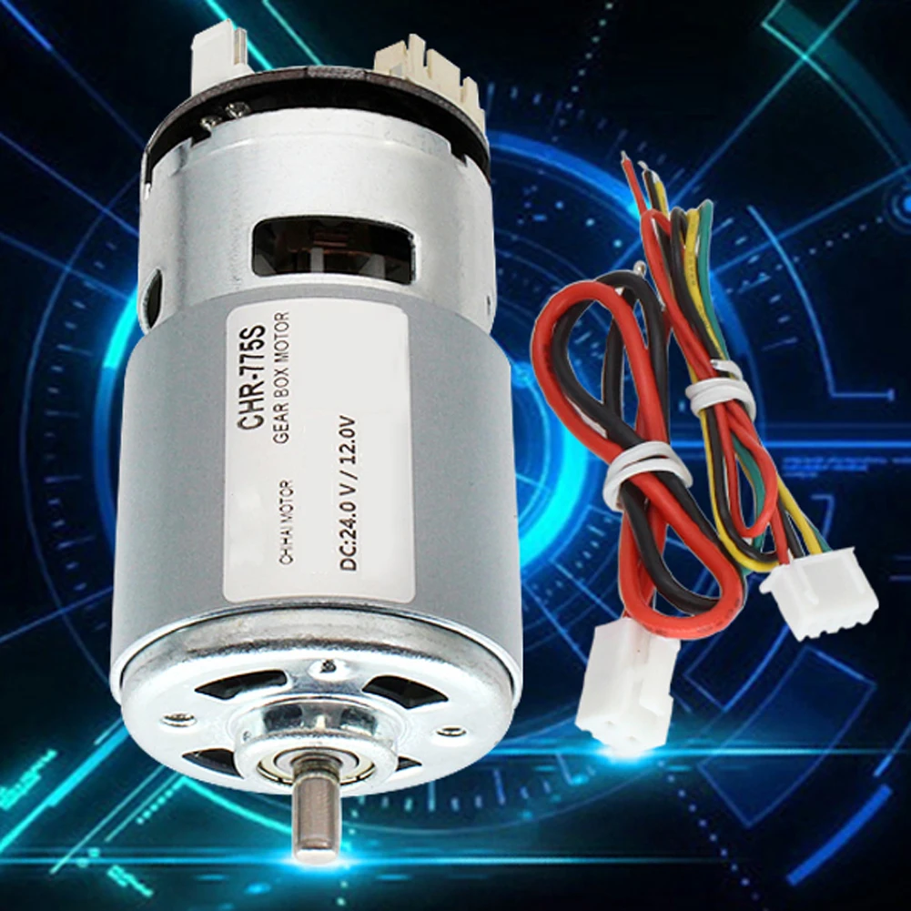 CHR-775S Магнитный Holzer Encoder двигатель постоянного тока 24В 8000 об/мин Робот Мотор для