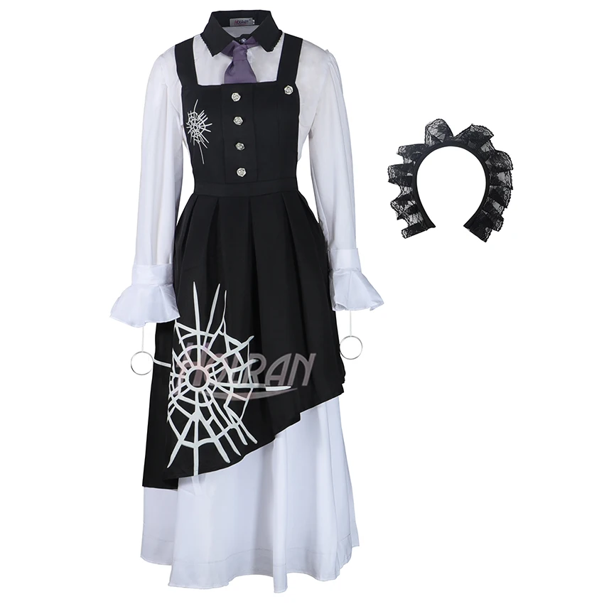 

Костюм для косплея Tojo Kirumi от Danganronpa V3: kill Harmony, костюм горничной, карнавальный ансамбль для вечевечерние в стиле панк