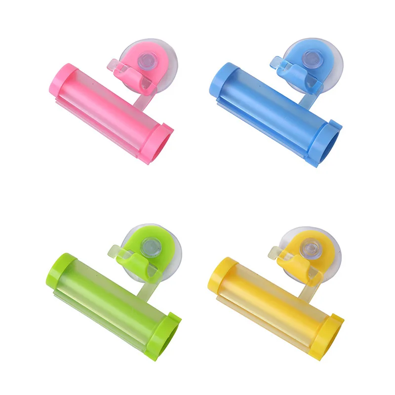 Toothpaste Rolling Squeezer Tube Home Bathroom Accessories Manual Dental Cream Easy Dispenser Sucker Hanging Holder | Дом и сад