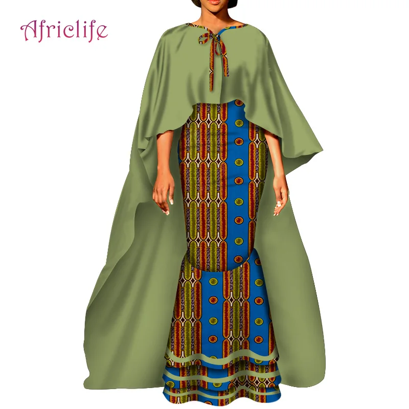 With Shawl Women Skirt Sets African Women Clothing for Wedding Party Bazin Riche Traditional Dresses WY6034