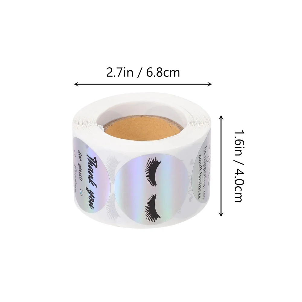 

500Pcs Commercial Sealing Stickers Commodity Wrapping Thank You Labels Stickers