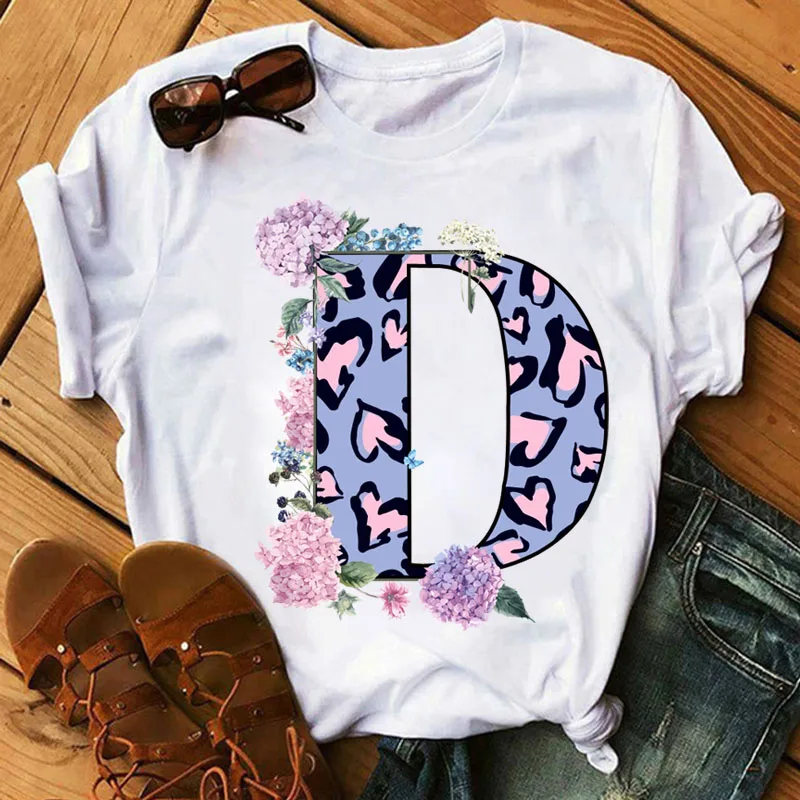 Модная женская футболка с надписью на заказ комбинированные Топы коротким