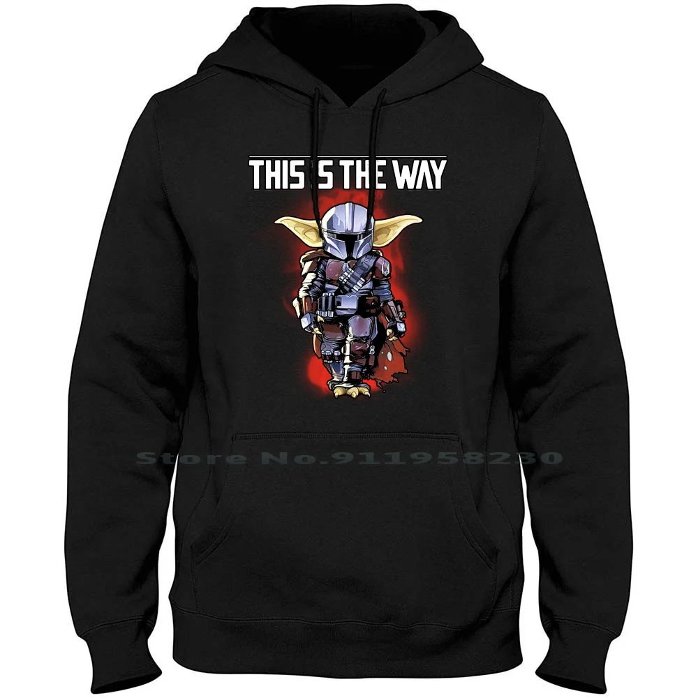 

And The This Is The Way Men Women Hoodie Sweater 6XL Big Size Cotton Illustration Popular Trend This Way Oda Ian Hot End Ny Me