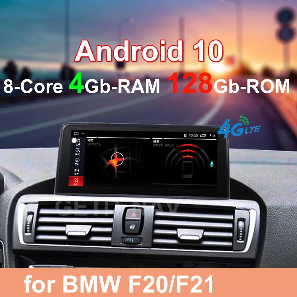 

Android 10 Car Radio Stereo Player GPS Navigation for BMW 1 Series F20/F21,2 Series F23 Cabrio,3，4 Series F30-F36 stereo