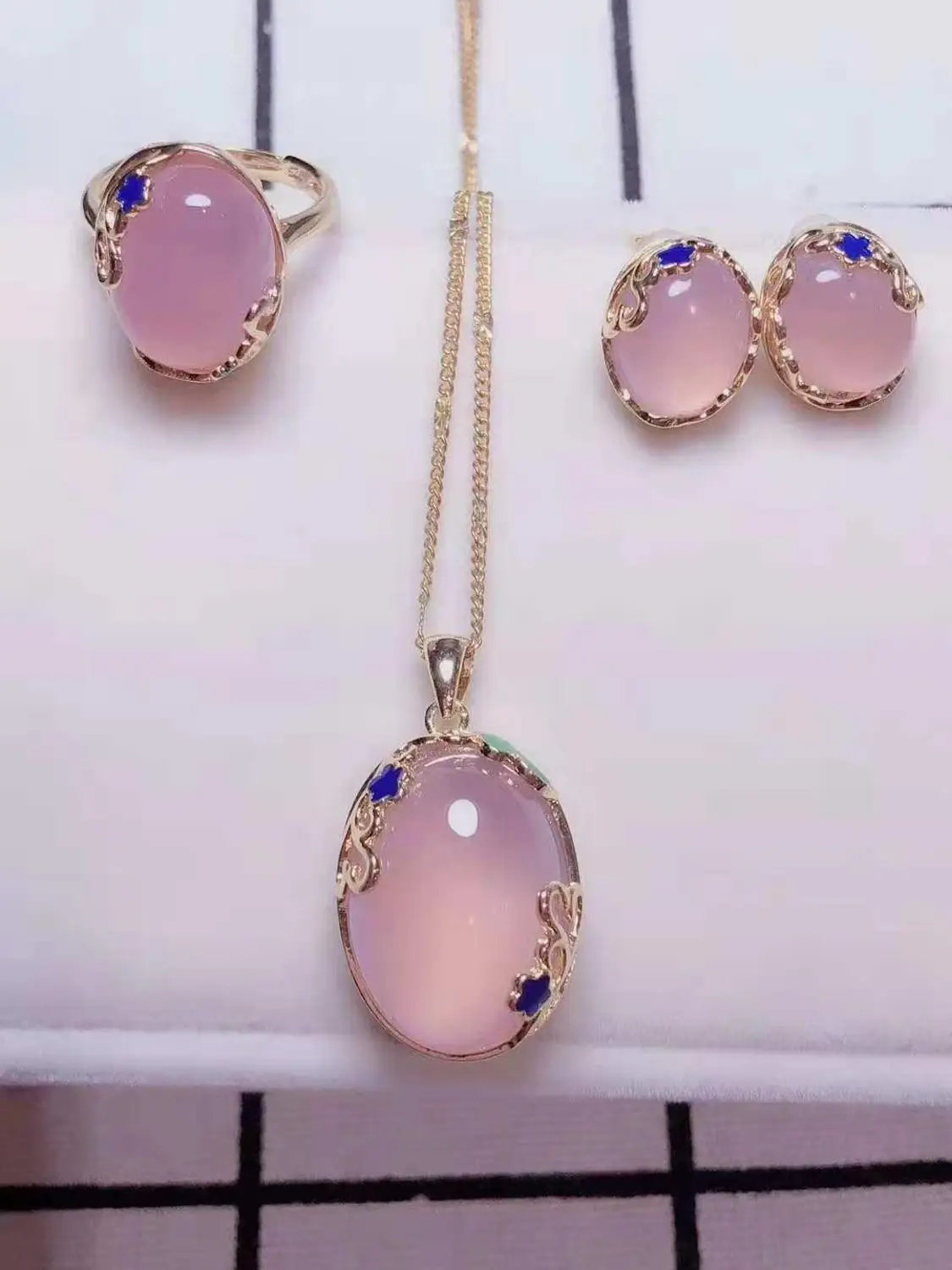 925 серебро женщина из натурального нефрита и агата отправка друзьям возьмите с