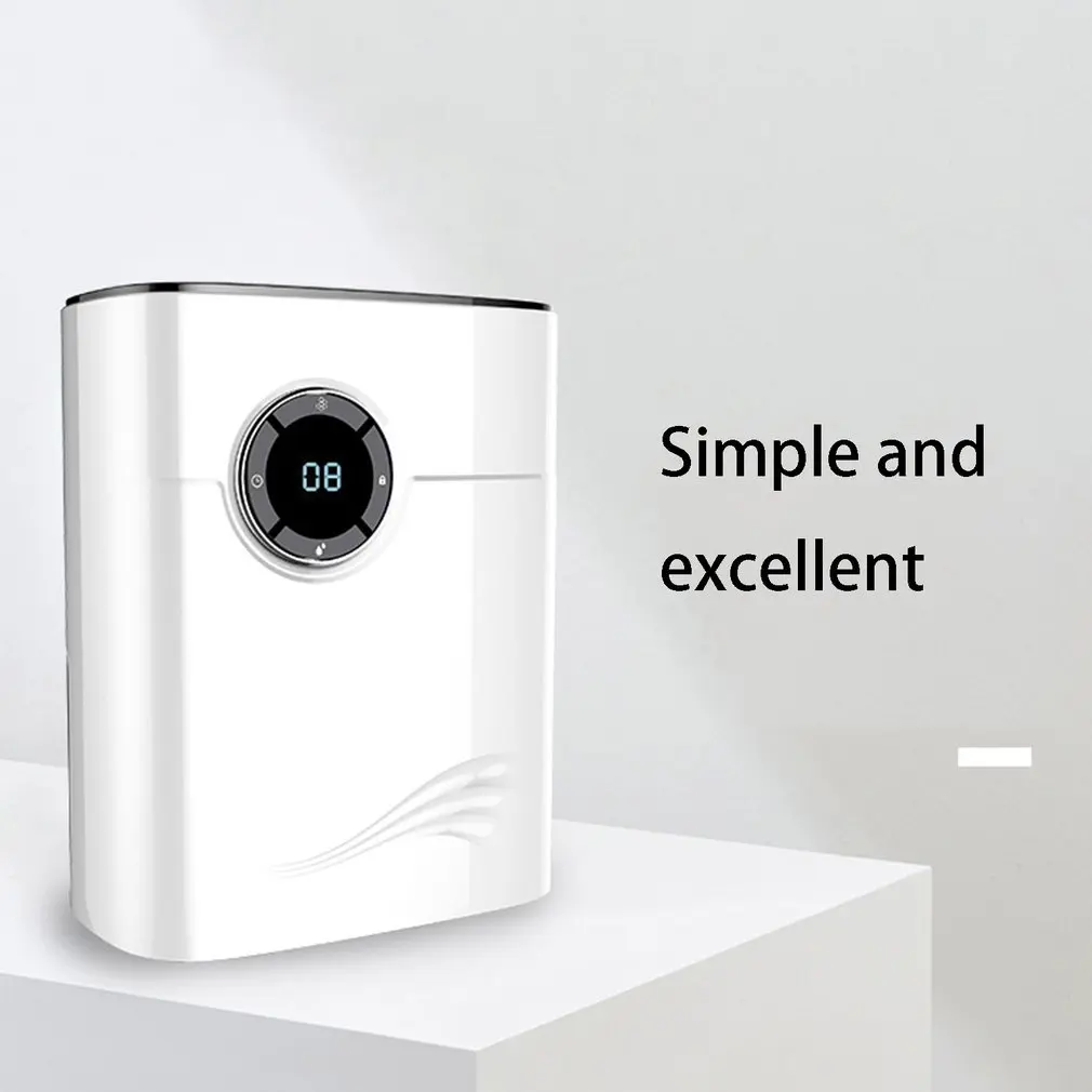 

Electric Mini Air Dehumidifier 600mL Portable LED Discplay Air Purifier Machine Automatic Power-off Defrost For Home