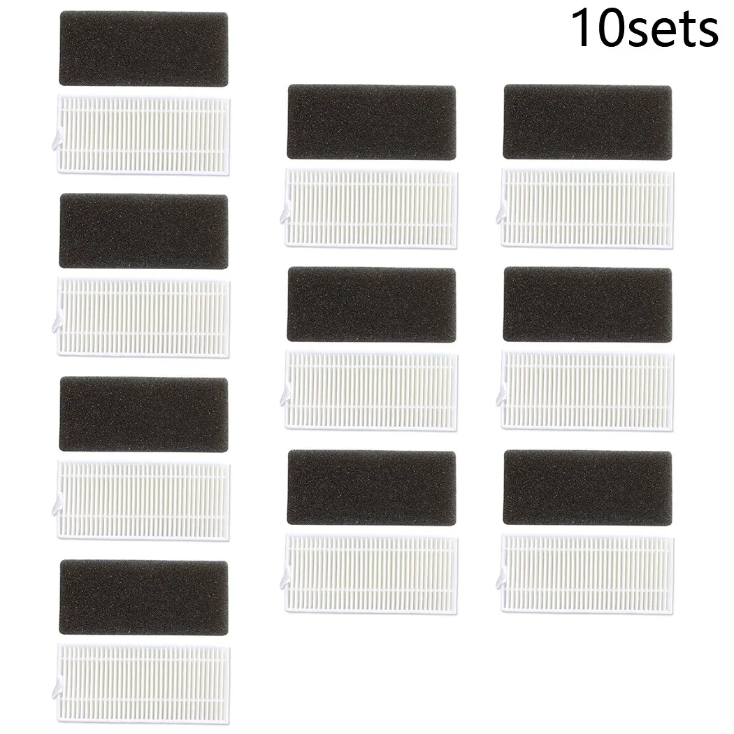 

10x For ECOVACS Deebot N9+ Accessories Robot Vacuum Cleaner With Filter Cleaning Replace Your Old Or Damaged Parts