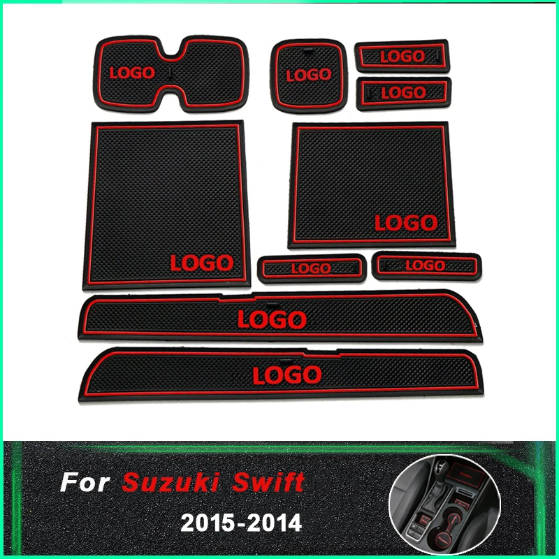 

Резиновые Нескользящие коврики для Skoda Rapid 2013 2014 2015, автомобильный слот-коврик для двери, силиконовые водонагреватели, аксессуары для стайли...