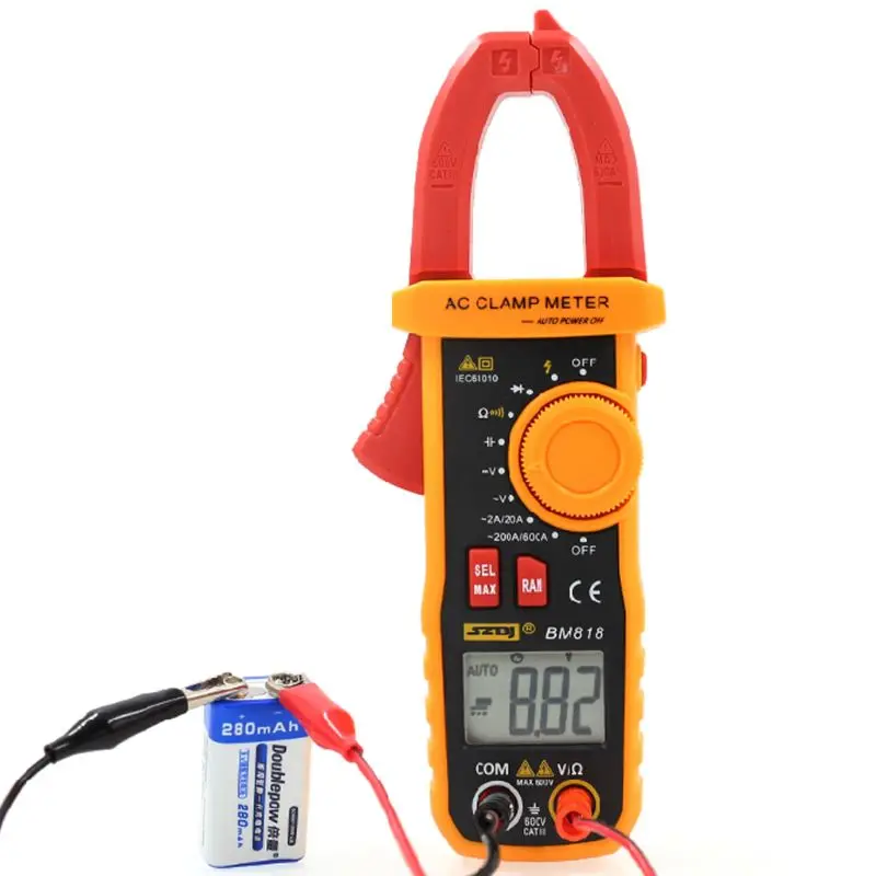 BM818/BM819 Цифровой мультиметр клещи Авто Диапазон измерительный