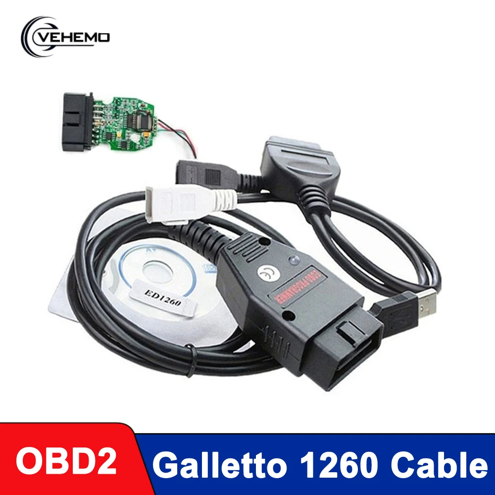 Galletto 1260 ECU Flasher Obd2 кабель профессиональный автомобильный диагностический