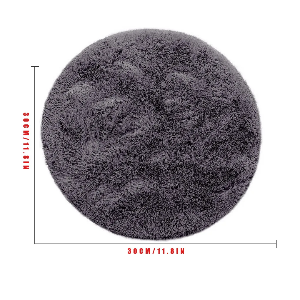 8 видов цветов круглый ковер для дома гостиной спальни модный подушка полиэстер