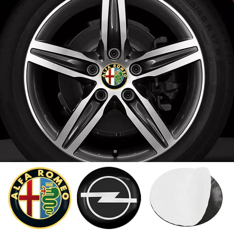 

4pcs 56mm Car Wheel Center Hub Cap Stickers Auto Decal For BMW 1 2 3 4 5 6 7 Series X1 X3 X4 X5 X6 325 328 F30 F35 F10 F18 Goods