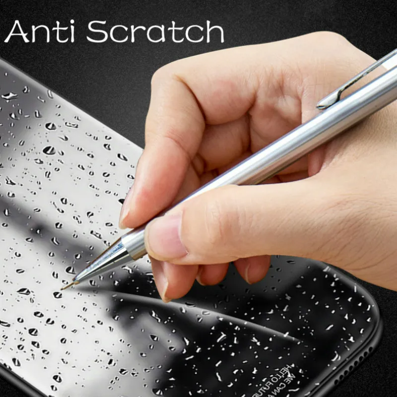 Luxury Phone Case Luminous Tempered Glass Fluorescence for iPhone X 7 8 6 6s Plus XS XR MAX anti scratch Shockproof |