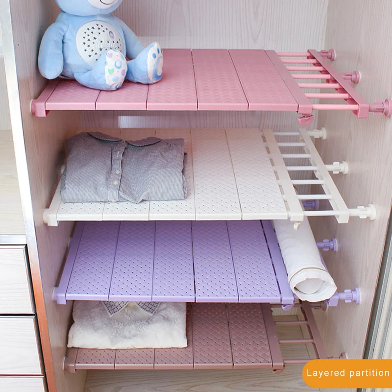 Регулируемый органайзер для шкафа самодельный шкаф компактный стеллаж обуви