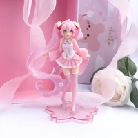 15cm japanese anime pink cherry blossom cute and moving doll toy girl pvc model girl birthday toy gift