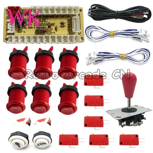 1 плеер DIY kit с USB нулевой задержкой кодировщик + 5p джойстик + кнопки для ПК PS2 PS3 Аркады игровые автоматы части