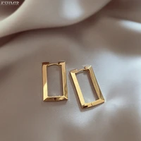 geometric earrings rectangular gold earrings womens earrings metal earrings 2021 new trendy jewelry accessories