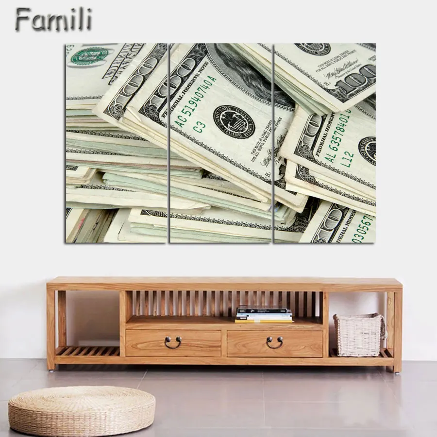 

2020, домашний декор без рамки, печать, 3 шт., холст, искусство, принт денег, плакаты, фотография для гостиной, на стену