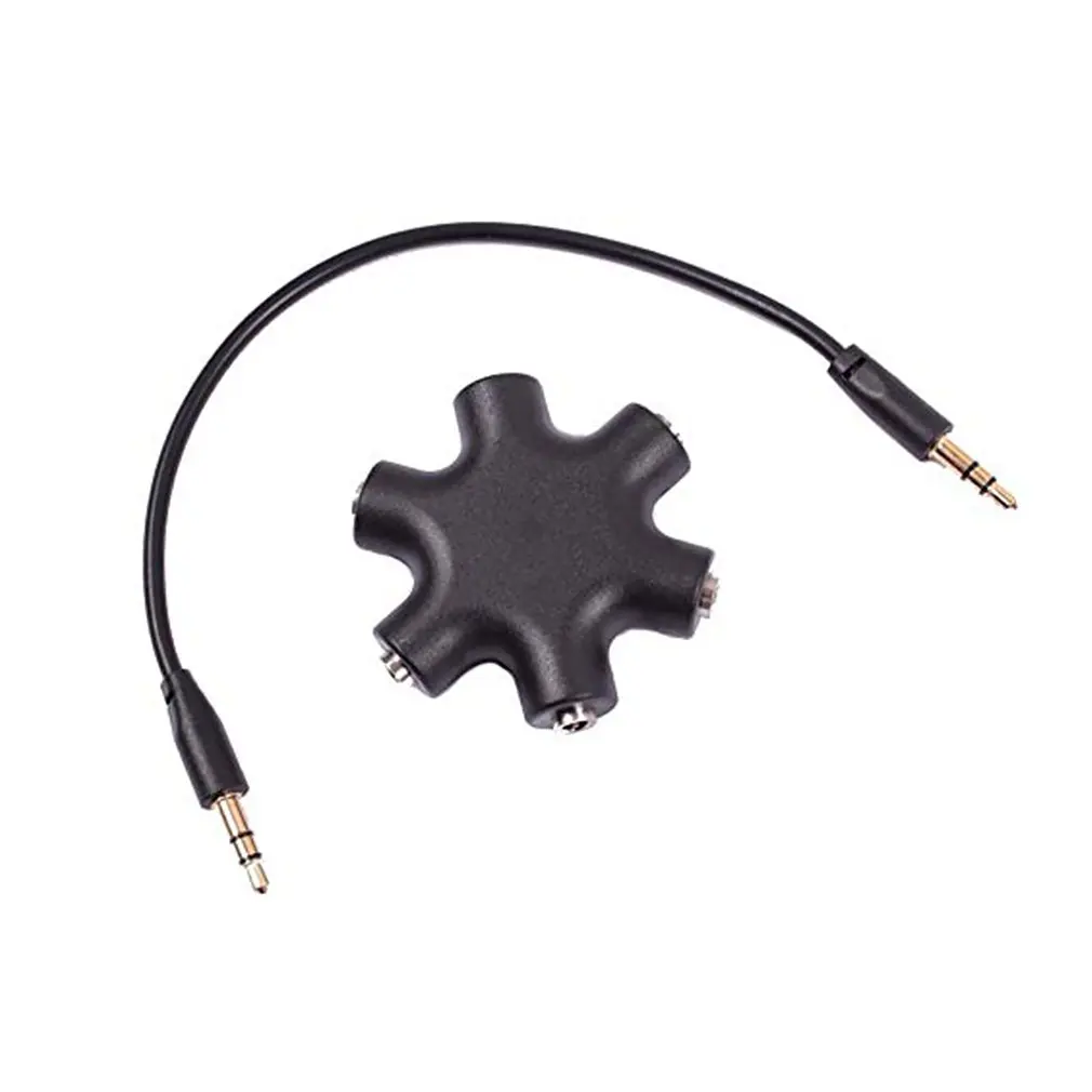 Аудионаушники с разъемом 3 5 мм для наушников 1 разъем папа на 2 4 портов кабель