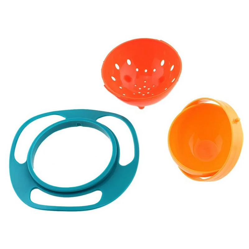 Universal Gyro Bowl Spill-Proof Solid Feeding Dishes Practical Design Children Rotary Balance Novelty Gyro Umbrella 360 Rotate images - 6