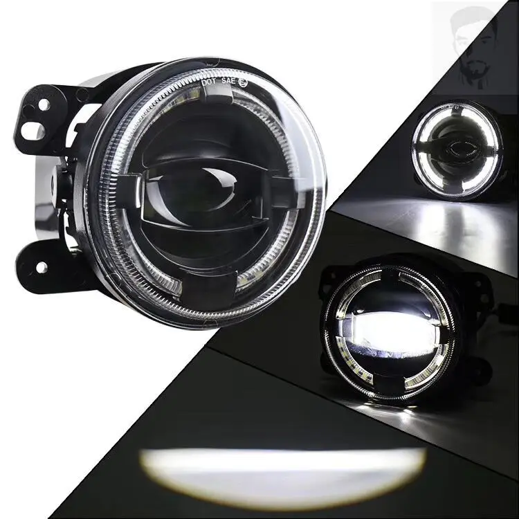 4 дюйма 30 Вт светодиодный ные фары Противотуманные ДХО светильник для JEEP TJ LJ JK JKU