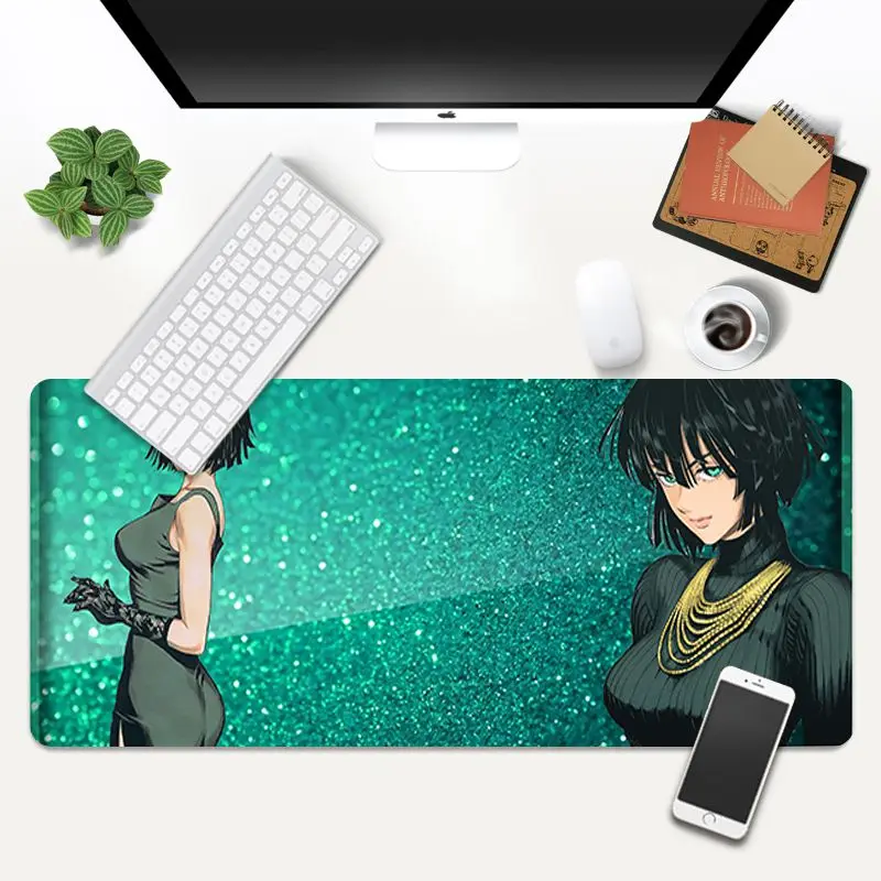 

Boy Gift Pad ONE PUNCH MAN FUBUKI Keyboard Gamer Gaming Mouse pads Gaming Mouse Pad Large Deak Mat 700x300mm for overwatch/cs go