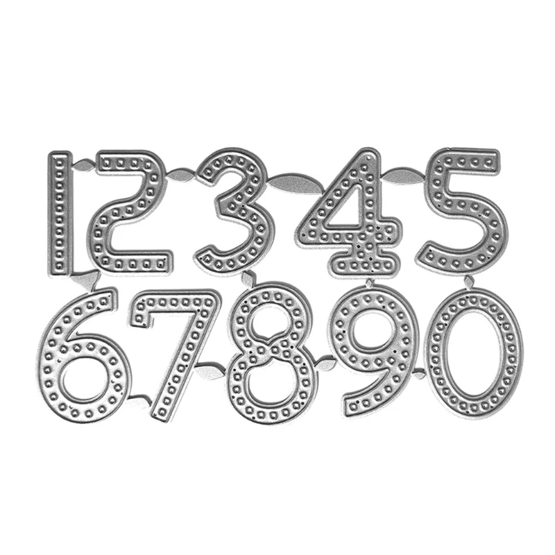 

Вырубные штампы из углеродистой стали с цифрами от 0 до 9, сделай сам, скрапбукинг, фотоальбом, тиснение, фотоальбом, декоративный трафарет