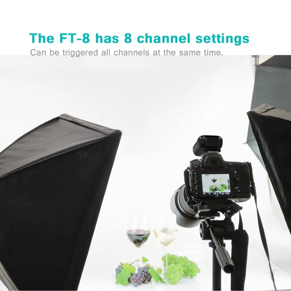 Передатчик и приемник вспышки AODELAN с универсальным горячим башмаком для Canon Nikon