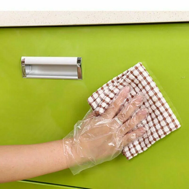 

100/200 Pcs Disposable Gloves for Safety Protection Home Kitchen Cooking Cleaning ADW889