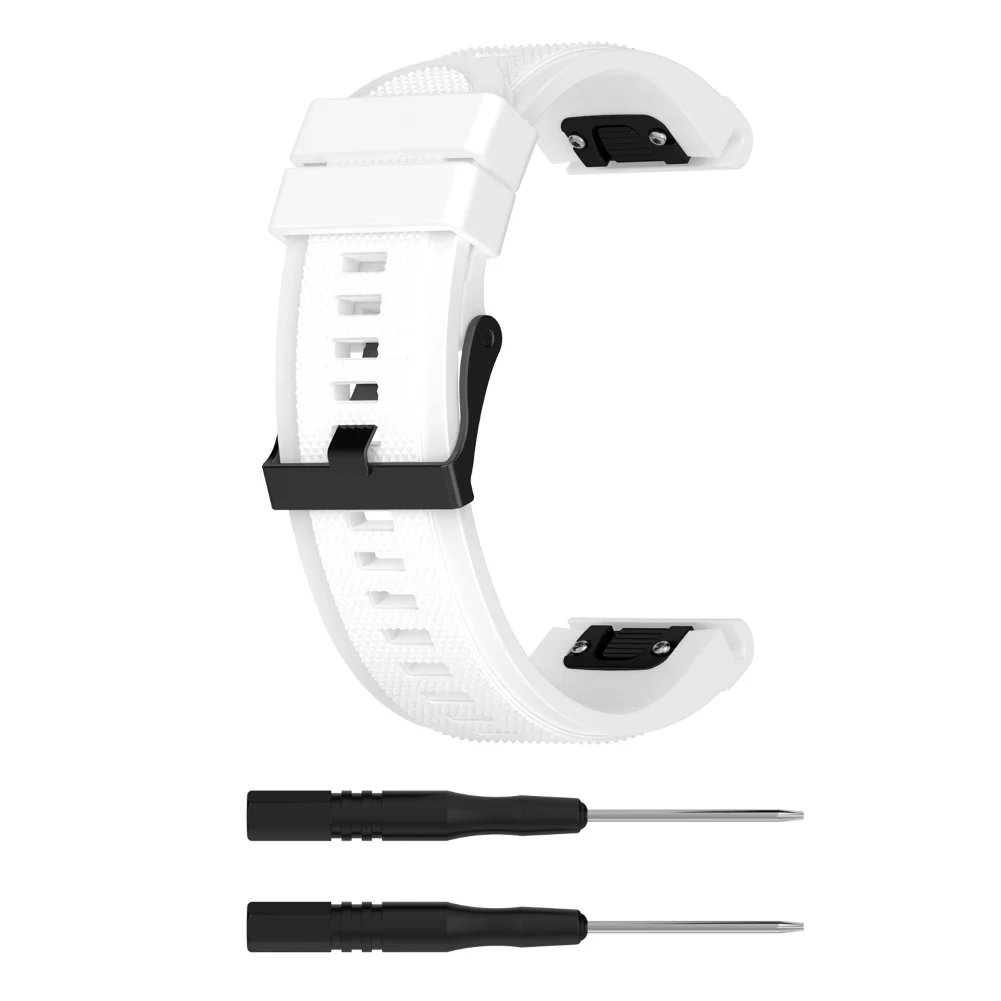 26 мм сменные часы с силиконовым браслетом ремешок для Garmin Fenix 6X 5X Puls 3 HR |
