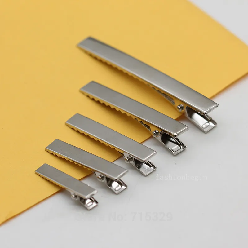 Металлические подвески для маленьких девочек гладкие плоские заколки волос с