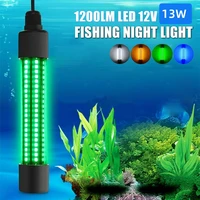1200lm 5m led submersible fishing light deep drop underwater fish lure bait finder lamp squid attracting 12 24v