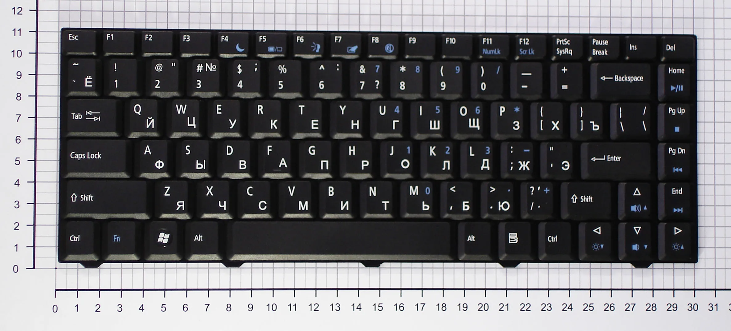 Клавиатура для Acer eMachines D720 Черная