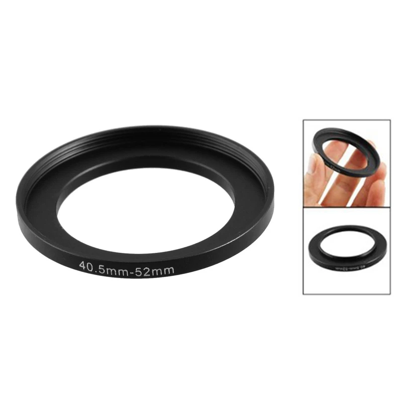 2 Pcs Replacement Metal Filter Step Up Ring Adapter for Camera 40.5mm-52mm & 52mm-58mm | Электроника