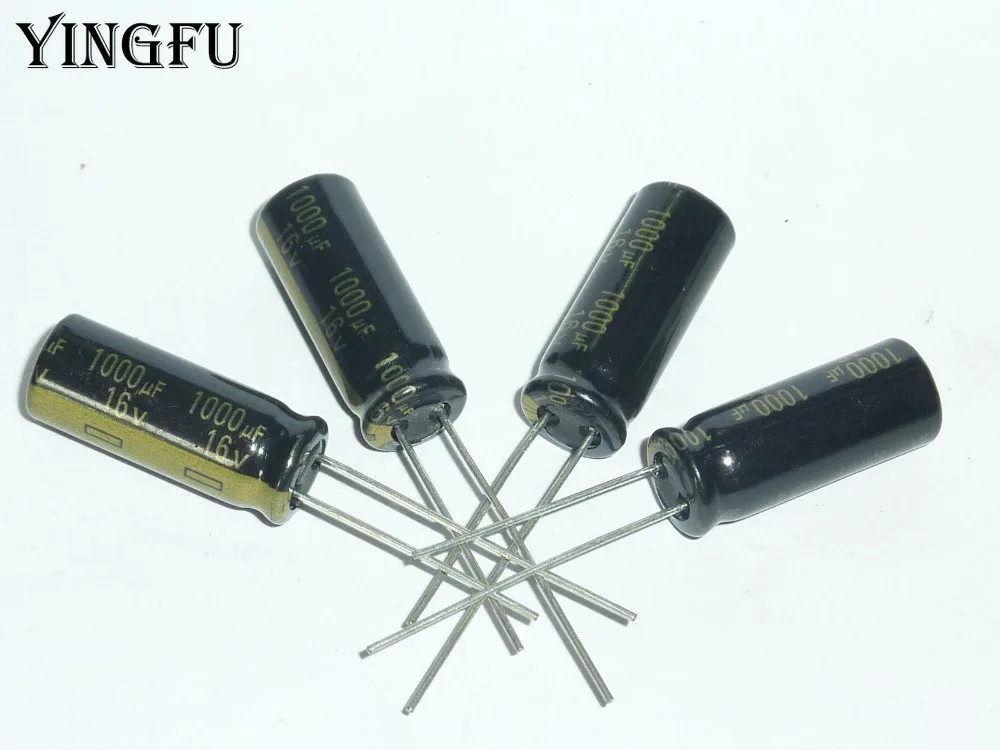 

10pcs 1000uF 16V FL Series 8x20mm Low ESR Original 16V1000uF Audio/Motherboard Aluminum Electrolytic capacitor