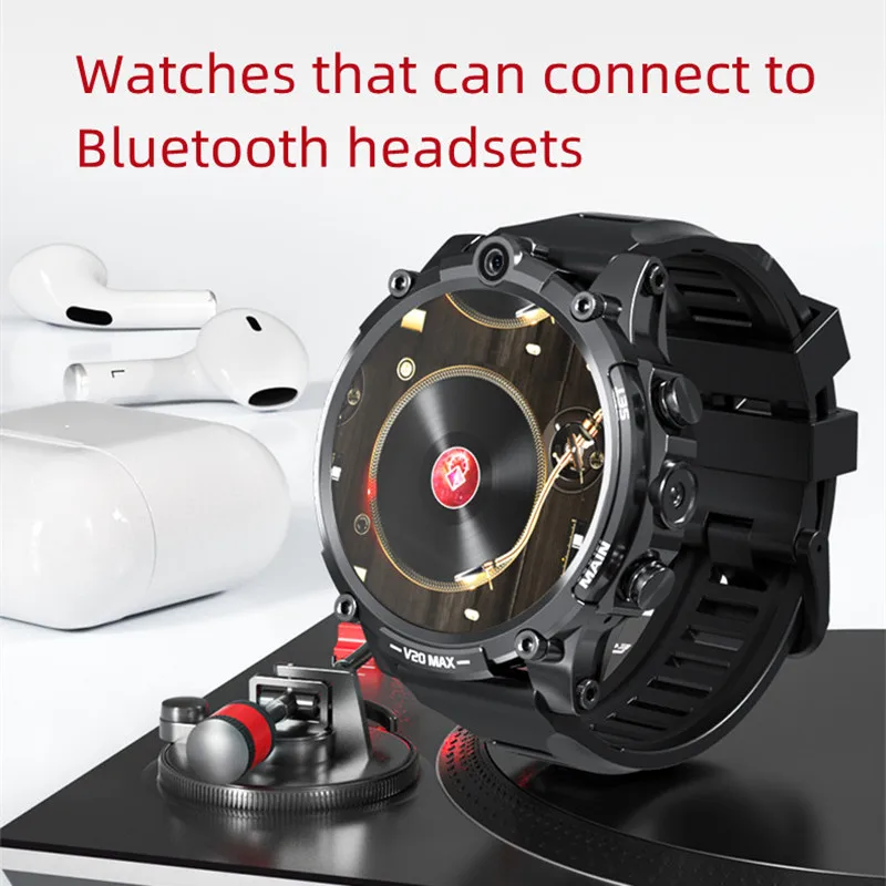 original 4g smart watch mens sim card mobile phone sports fitness smart watch wifi internet heart rate blood oxygen monitoring free global shipping