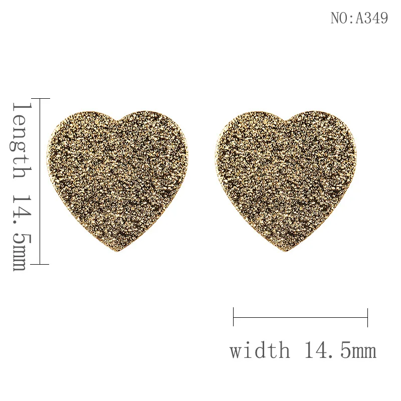2020 новые серьги-гвоздики в форме сердца с блестками золотые серебряные