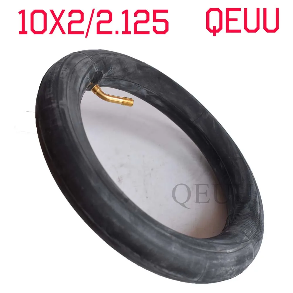 

Inner Tube 10 x 2 10x2.125 with a Bent Valve fits Gas Electric Scooters E-bike 10X2 10X2.125