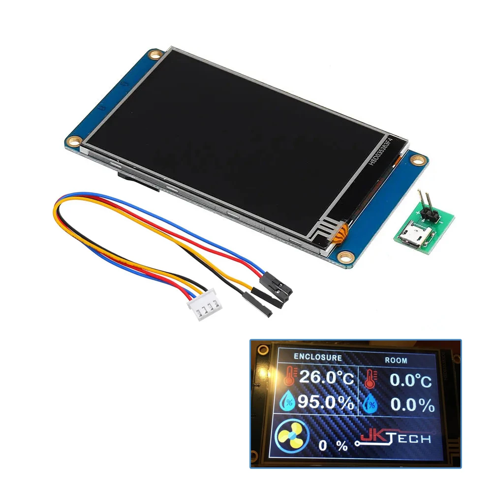 

Nextion NX4832T035 3.5 Inch 480x320 HMI TFT LCD Touch Display Module Resistive Touch Screen