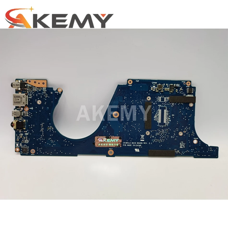 ux301la i7 4558cpu 8gb ram mainboard rev2 1 for asus ux301l ux301la laptop motherboard 90nb0191 r00010 100tested free shipping free global shipping