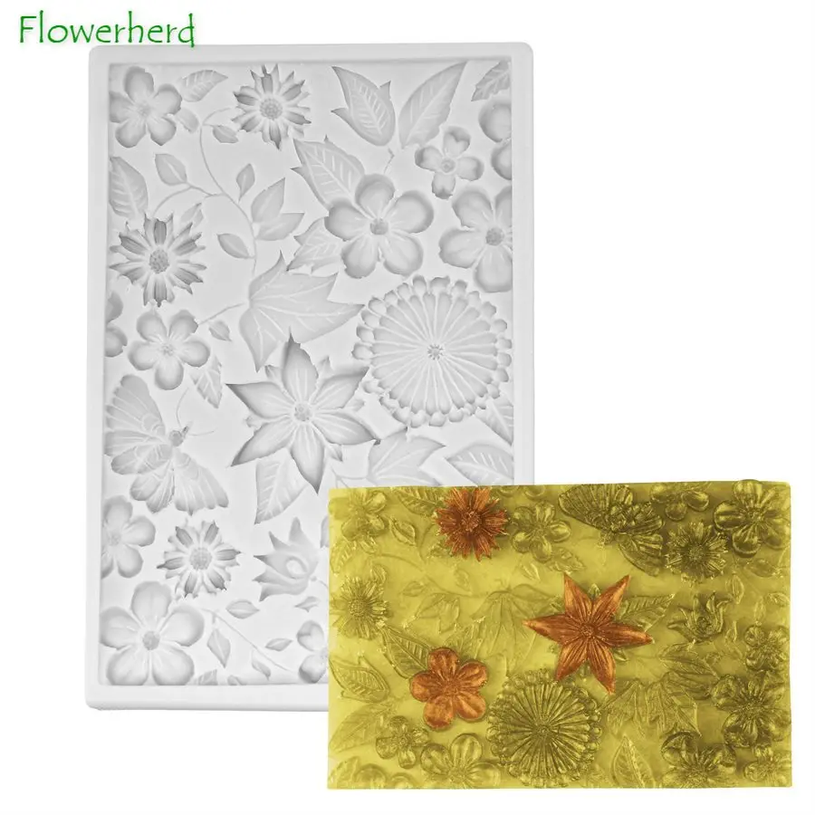 

Butterfly, Flowers Bloom Cluster Silicone Mold Cake Decorating Tools Baking Accessories Fondant Molds Handmade Craft Supplies