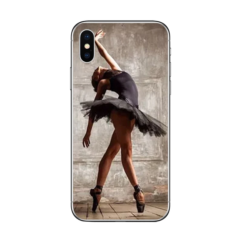 Ciciber балетная танцевальная девушка для Apple iPhone 11 Pro Max чехол телефона X XR XS 7 8 6 6S Plus 5S