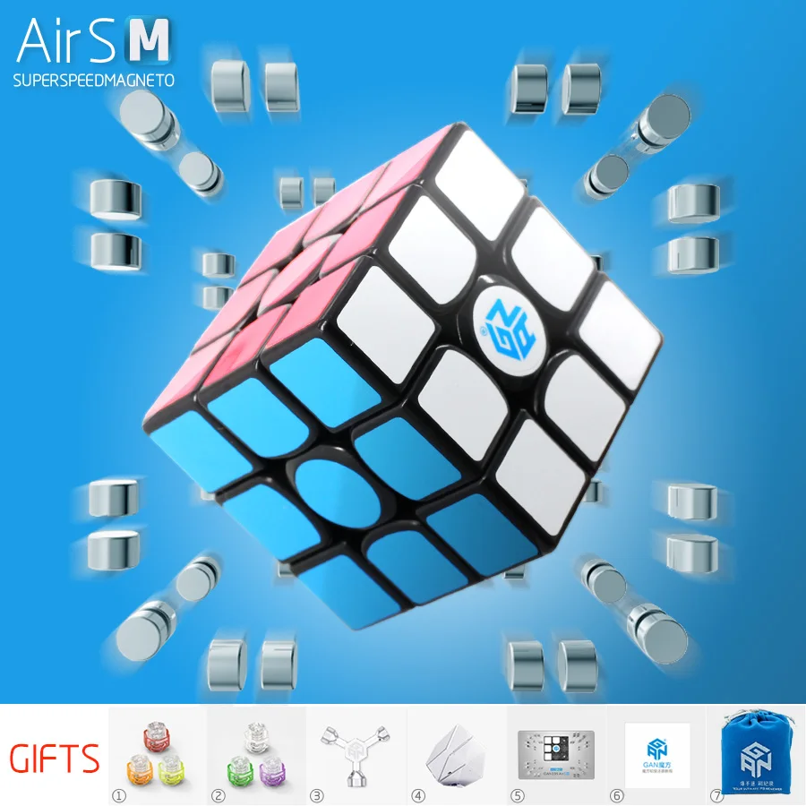 GAN 356 Air SM Магнитный магический куб 3x3x3 скоростная профессиональная головоломка