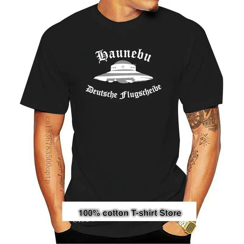 

Camiseta de moda Haunebu de Alemania, спонscheibe, OVNI Military Ar, Camiseta de cuello Round Do, новинка 2021