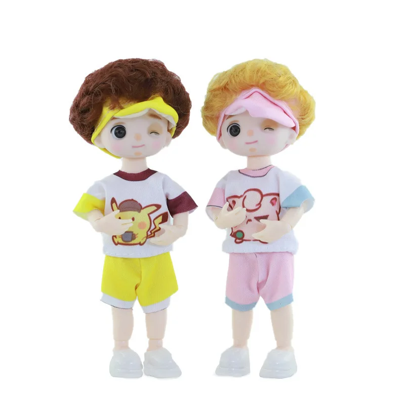 

New 1/12 Accessories Doll Clothes for 16cm BJD Dolls Fashion Cute Boy Suit General Dress Up for Girl Toy Gift