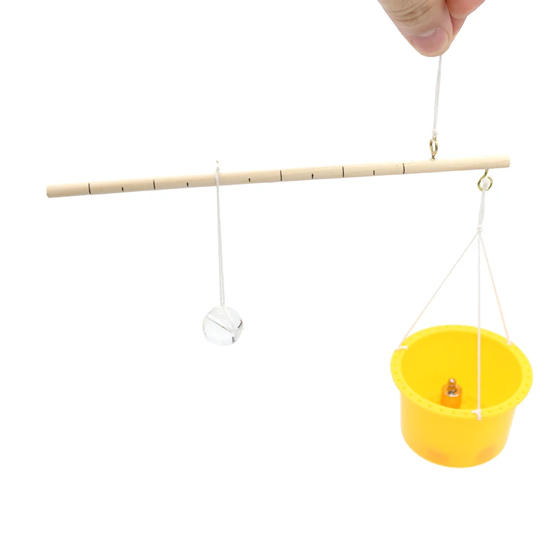 

Self-made steelyard, scientific experiment, science and technology, elementary school students weighing and understanding fun