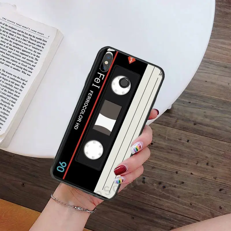 

RETRO CASSETTE TAPE vintage Phone Case For Xiaomi Redmi 5 7 7A mi 8 lite note 4 5 7 8 pro